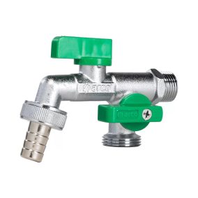   ARCO karos kerti csap tömlővéggel és dupla kifolyóval, 1/2"