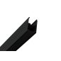 Supernova ASDP3-90 zuhanyajtó 198 fekete+grape