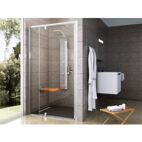 Pivot PDOP2-100 zuhanyajtó krómhatású+transparent