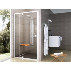 Pivot PDOP2-110 zuhanyajtó fehér+transparent *