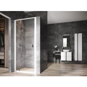 Nexty NDOP1-90 zuhanyajtó fehér+transparent