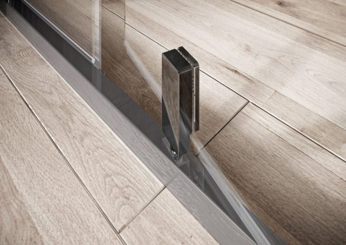 Nexty NDOP1-90 zuhanyajtó matt fehér+transparent