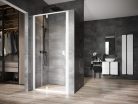 Nexty NDOP2-110 zuhanyajtó fehér+transparent