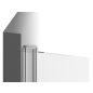 Chrome CSD2-110 zuhanyajtó fekete+transparent