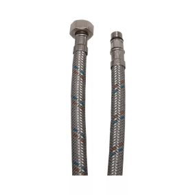   Csaptelep bekötő flexibilis cső vízre 30 cm, M10x18 - 3/8" KB