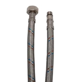   Csaptelep bekötő flexibilis cső vízre 50 cm, M10x18 - 3/8" KB
