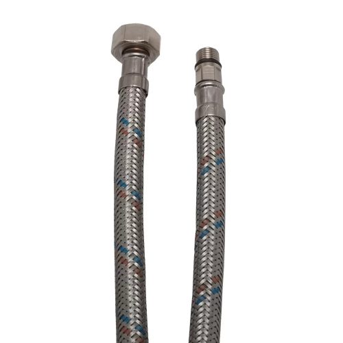 Csaptelep bekötő flexibilis cső vízre 40 cm, M10x18 - 1/2" KB