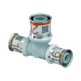   UPONOR S-Press PLUS PPSU műanyag szűkített T-idom ötrétegű csőhöz, 16x20x16 mm