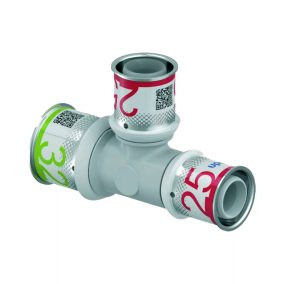   UPONOR S-Press PLUS PPSU műanyag szűkített T-idom ötrétegű csőhöz, 32x25x25 mm