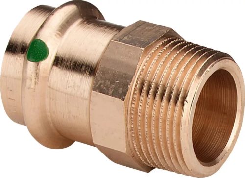 VIEGA 2211 Profipress vörösöntvény átmeneti idom vízre és fűtésre, 22mmx3/4"K
