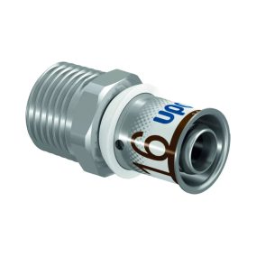   UPONOR S-Press PLUS menetes átmeneti idom ötrétegű csőhöz, 16 mm x 1/2" K