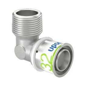   UPONOR S-Press PLUS menetes könyök idom ötrétegű csőhöz, 32 mm x 1" K