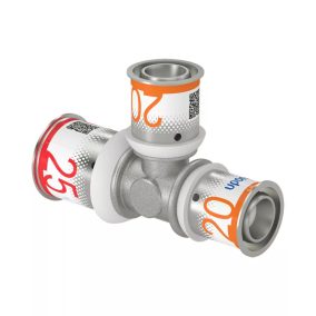   UPONOR S-Press PLUS szűkített T-idom ötrétegű csőhöz, 25x20x20 mm