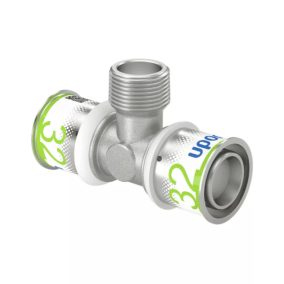   UPONOR S-Press PLUS menetes T-idom ötrétegű csőhöz, 32 x 3/4" K x 32