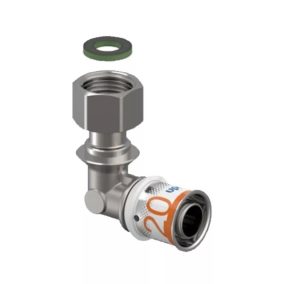   UPONOR S-Press PLUS könyök félhollander, 20 mm x 1/2" B