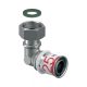 UPONOR S-Press PLUS könyök félhollander, 25 mm x 3/4" B