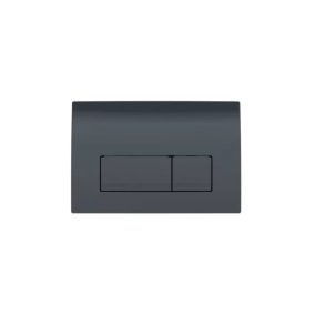   GEBERIT Delta 50 fényes fekete nyomólap Basic WC tartályhoz