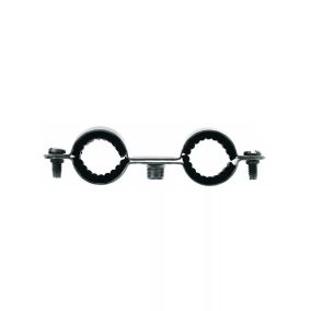 FISCHER CDI 22 kettős fém gumibetétes csőbilincs, 22mm