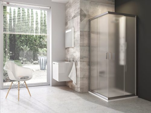 Blix BLRV2 90x90 zuhanykabin szatén+grape