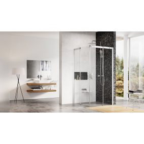Matrix MSRV4-80x80 zuhanykabin szatén+transparent