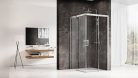 Matrix MSRV4-80x80 zuhanykabin szatén+transparent