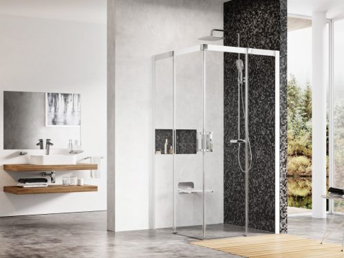 Matrix MSRV4-90x90 zuhanykabin fehér+transparent