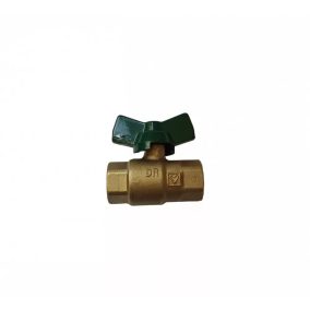 HERZ golyóscsap vízre zöld T-fogantyúval, 3/4" BB