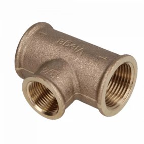   VIEGA 3130 menetes vörösréz szűkített T-idom 1"B-3/4"B-1"B