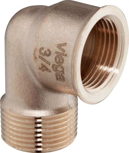 VIEGA 3092 menetes vörösöntvény könyök 90° 3/8"KB