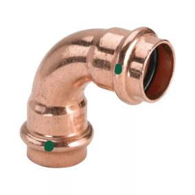   VIEGA 2416 Profipress 2 tokos 90° vörösréz ív idom vízre és fűtésre, 22 mm