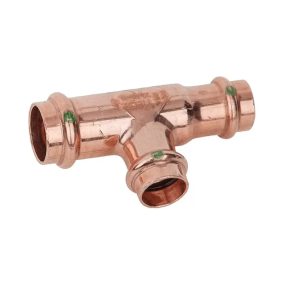  VIEGA 2418 Profipress vörösréz szűkített T-idom vízre és fűtésre, 22x15x22mm