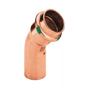  VIEGA 2426.1 Profipress 1 tokos 45° vörösréz ív idom vízre és fűtésre, 18 mm