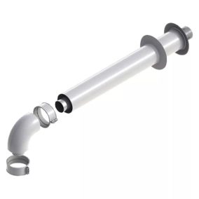   Ariston koncentrikus vízszintes oldalfali kivezetés PPs/alu 60/100 mm