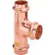 VIEGA 2618 Profipress G vörösréz szűkített T-idom, gázra, 54-42-54mm