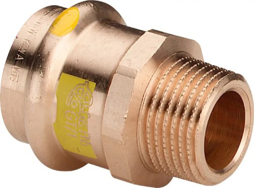 VIEGA 2611 Profipress G vörösöntvény külső menetes átmeneti idom, gázra, 42mm x 6/4"K
