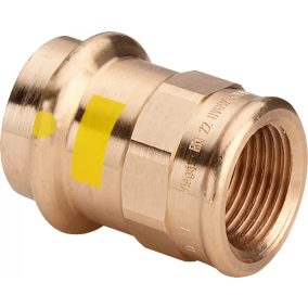   VIEGA 2612 Profipress G vörösöntvény belső menetes átmeneti idom, gázra, 15mm x 1/2"B