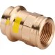 VIEGA 2612 Profipress G vörösöntvény belső menetes átmeneti idom, gázra, 15mm x 1/2"B