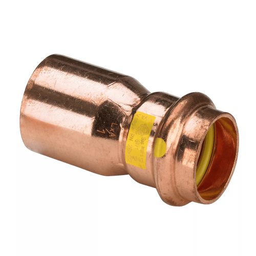 VIEGA 2615.1 Profipress G vörösréz szűkítő, gázra, 1 tokos, 35-22mm