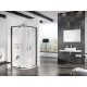 Pivot PSKK3 80x80 zuhanykabin fekete+transparent