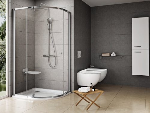 Pivot PSKK3 90x90 zuhanykabin krómhatású+transparent