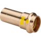 VIEGA 2613 Profipress G vörösöntvény átmeneti idom bedugóvéggel, gázra, 18mm