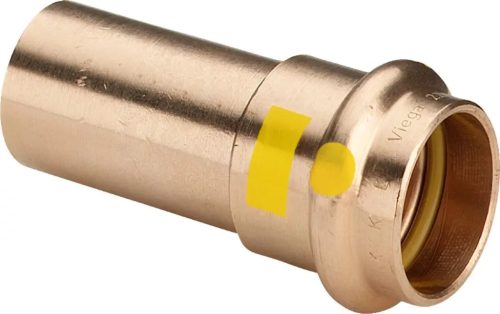 VIEGA 2613 Profipress G vörösöntvény átmeneti idom bedugóvéggel, gázra, 28mm