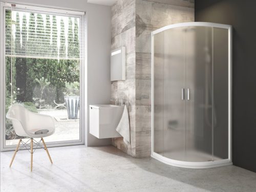 Blix BLCP4 80x80 zuhanykabin fehér+grape