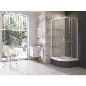 Blix BLCP4 80x80 SABINA zuhanykabin fehér+transparent