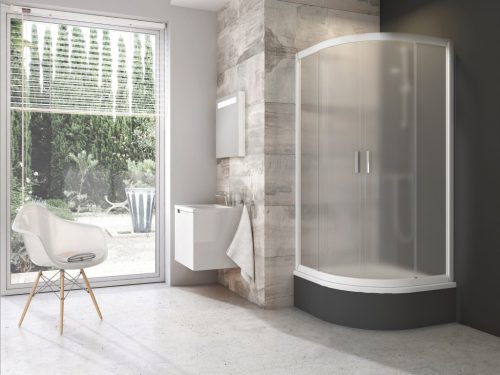 Blix BLCP4 80x80 SABINA zuhanykabin fehér+grape