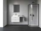 Blix II NBLCP4 90x90 zuhanykabin fekete+transparent