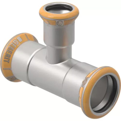 GEBERIT Mapress Therm inox szűkített T-idom, hűtésre/fűtésre, 42x28x42mm