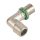COMAP 7092GW MultiSkin press könyök, 90°, 18x2mm-1/2"K