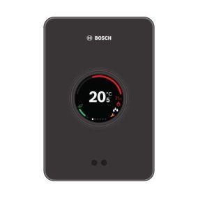   Bosch EasyControl CT 200 vezetékes programozható digitális szobatermosztát Wi-Fi vezérléssel, fekete