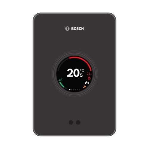 Bosch EasyControl CT 200 vezetékes programozható digitális szobatermosztát Wi-Fi vezérléssel, fekete